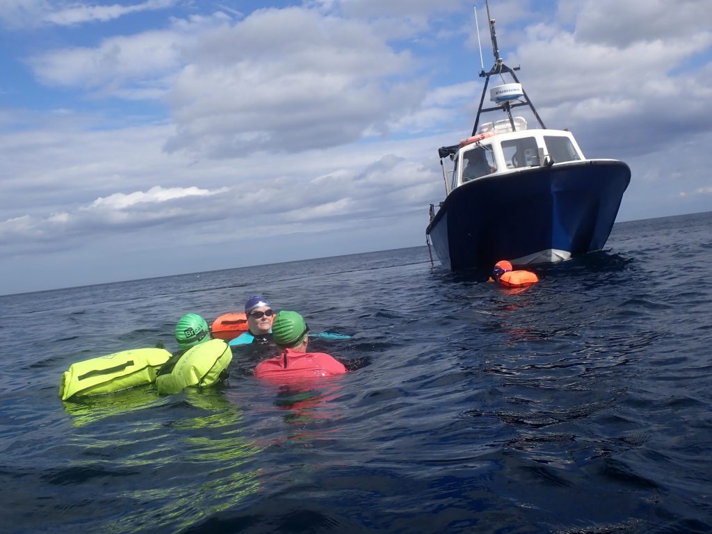 🌊 Cliffs, Castle & Coastal Wonders – An East Coast Wild Swim Adventure from from the boat